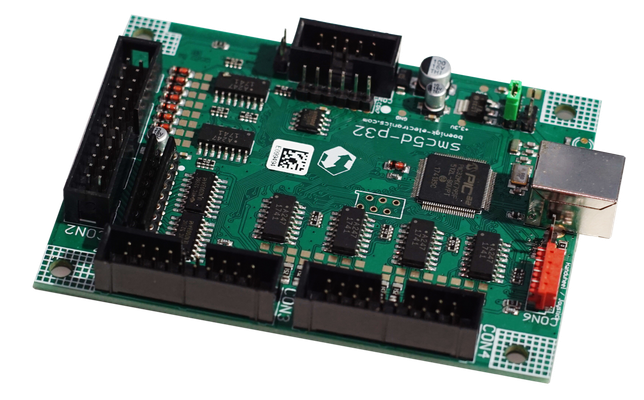 smc5d-p32: Einsteiger CNC-Controller
mit USB-Anschluss